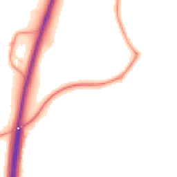 Night-time road noise heatmap for SO21 3NL