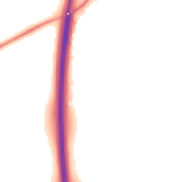 Night-time road noise heatmap for SO21 3NZ