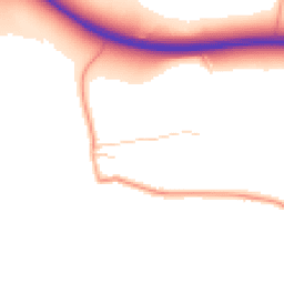 Daytime road noise heatmap for SO21 3QH