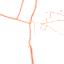 Daytime road noise heatmap for SO21 3RL