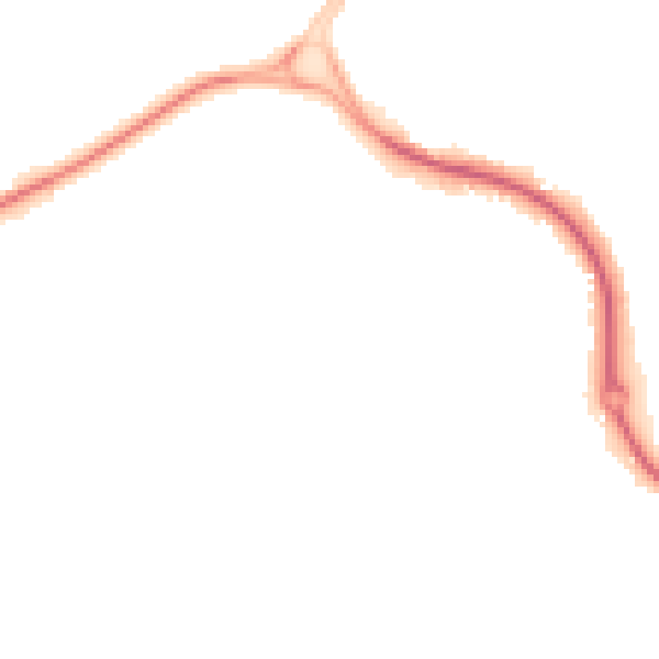 Night-time road noise heatmap for SO22 4BQ
