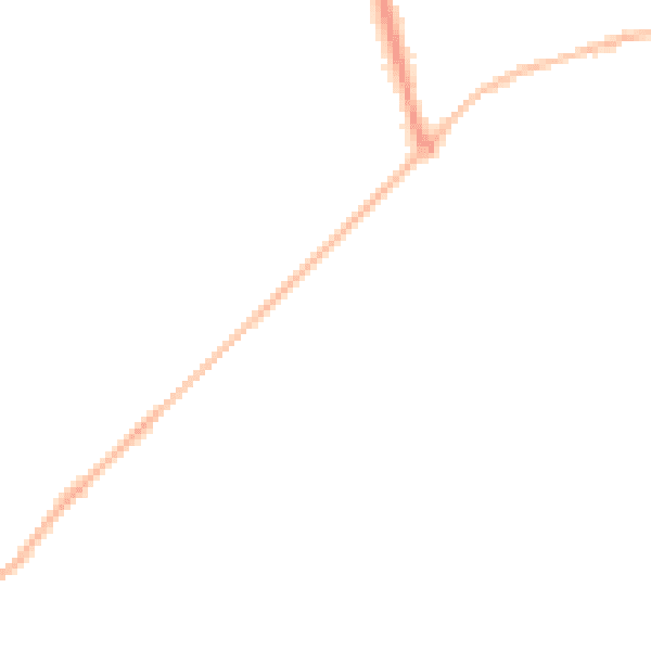 Night-time road noise heatmap for SO22 4NS