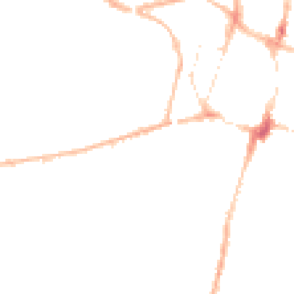 Night-time road noise heatmap for SO22 4PT