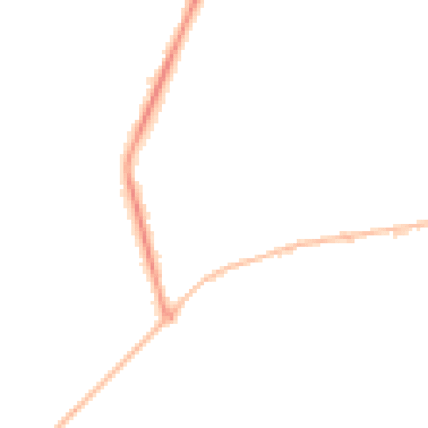 Night-time road noise heatmap for SO22 5DS