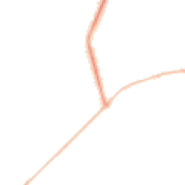 Night-time road noise heatmap for SO22 5FA