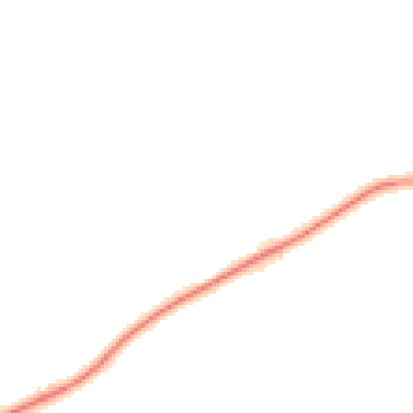 Night-time road noise heatmap for SO22 5QW