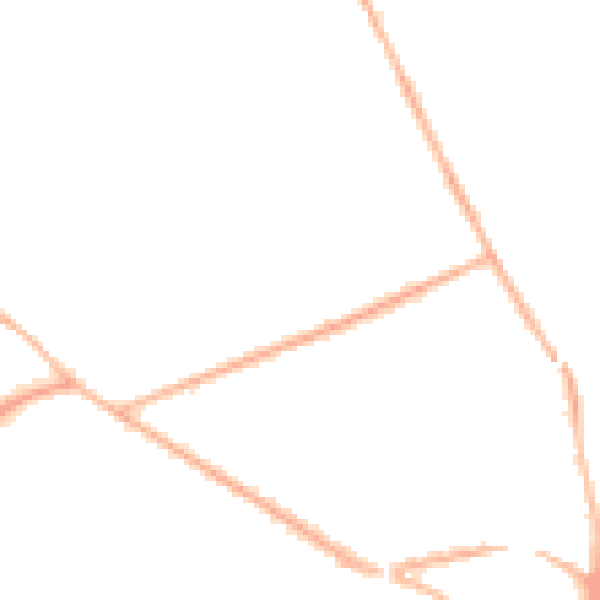Night-time road noise heatmap for SO22 6AL