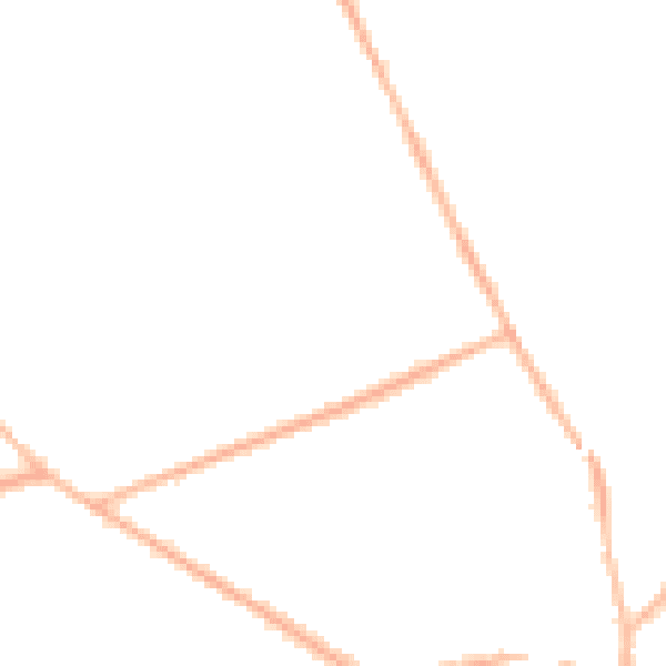 Night-time road noise heatmap for SO22 6BJ