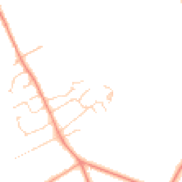 Daytime road noise heatmap for SO22 6PD