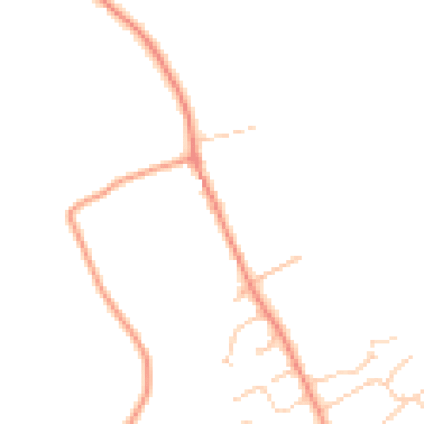 Daytime road noise heatmap for SO22 6QS