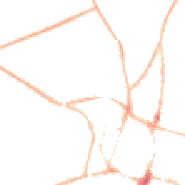 Night-time road noise heatmap for SO22 6RB