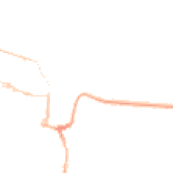 Night-time road noise heatmap for SO23 0AF