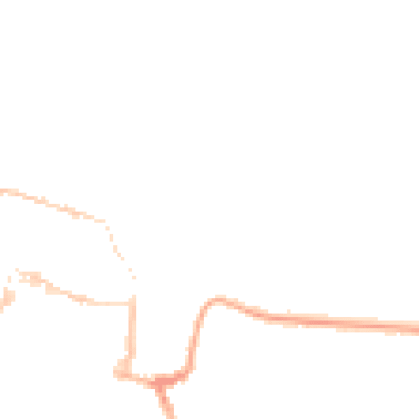 Night-time road noise heatmap for SO23 0EU