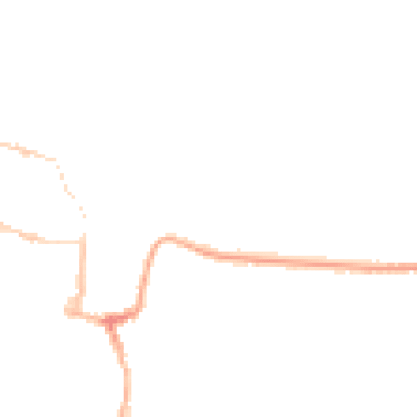 Night-time road noise heatmap for SO23 0HQ