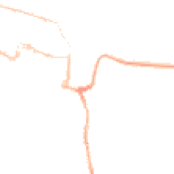 Night-time road noise heatmap for SO23 0HT