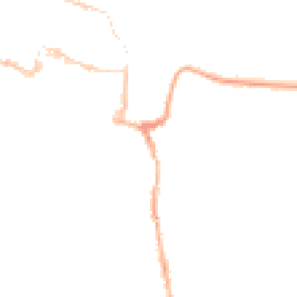 Night-time road noise heatmap for SO23 0HU