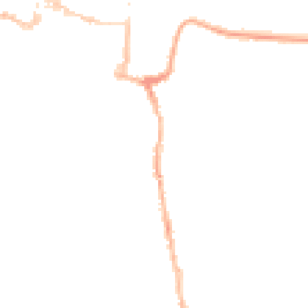 Night-time road noise heatmap for SO23 0HX