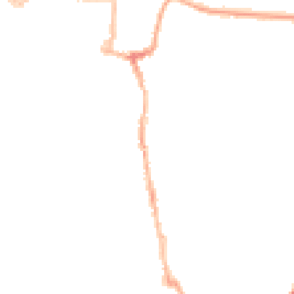 Night-time road noise heatmap for SO23 0JA