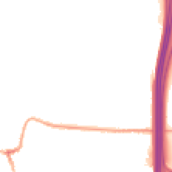 Night-time road noise heatmap for SO23 0NY