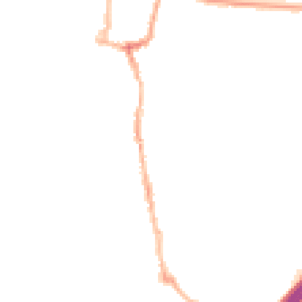 Night-time road noise heatmap for SO23 0PR