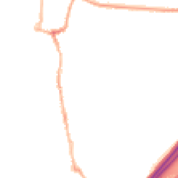Night-time road noise heatmap for SO23 0PW
