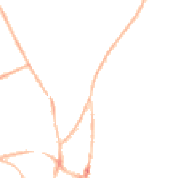 Night-time road noise heatmap for SO23 7AD