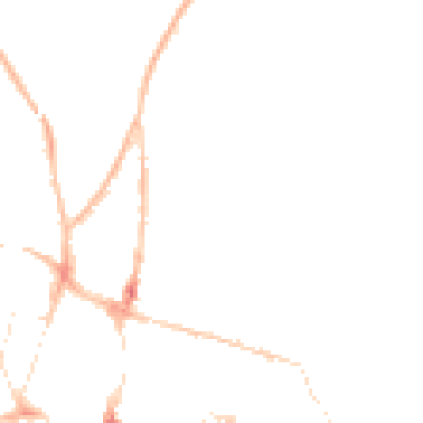 Night-time road noise heatmap for SO23 7DQ