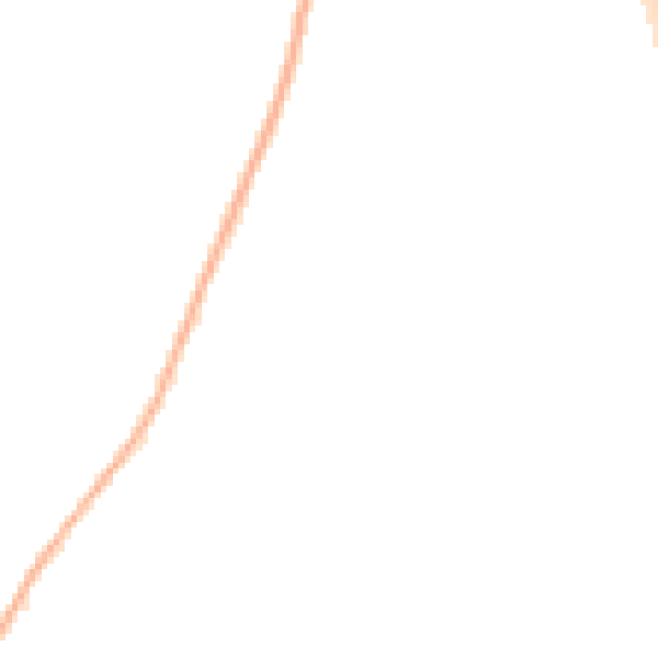 Night-time road noise heatmap for SO23 7HE