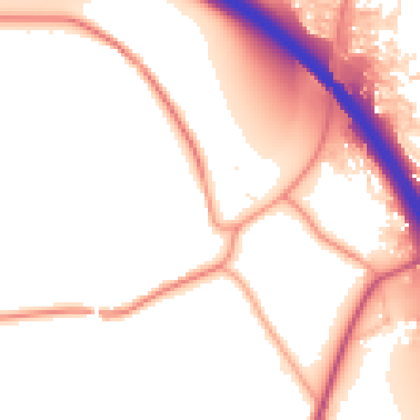 Daytime road noise heatmap for SO23 7LA