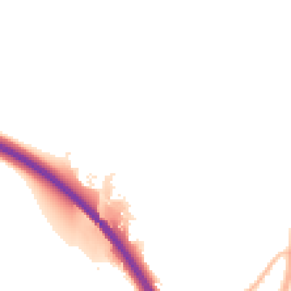 Night-time road noise heatmap for SO23 7SY