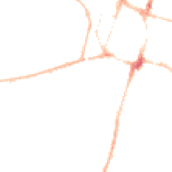 Night-time road noise heatmap for SO23 8GJ