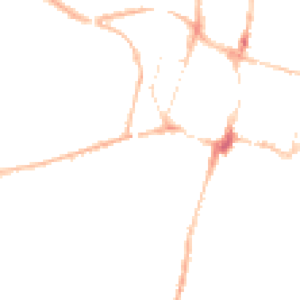 Night-time road noise heatmap for SO23 8GL