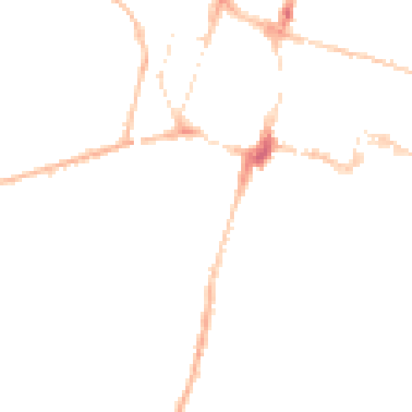 Night-time road noise heatmap for SO23 8GQ