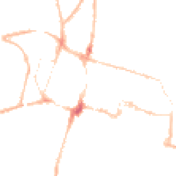 Night-time road noise heatmap for SO23 8RY