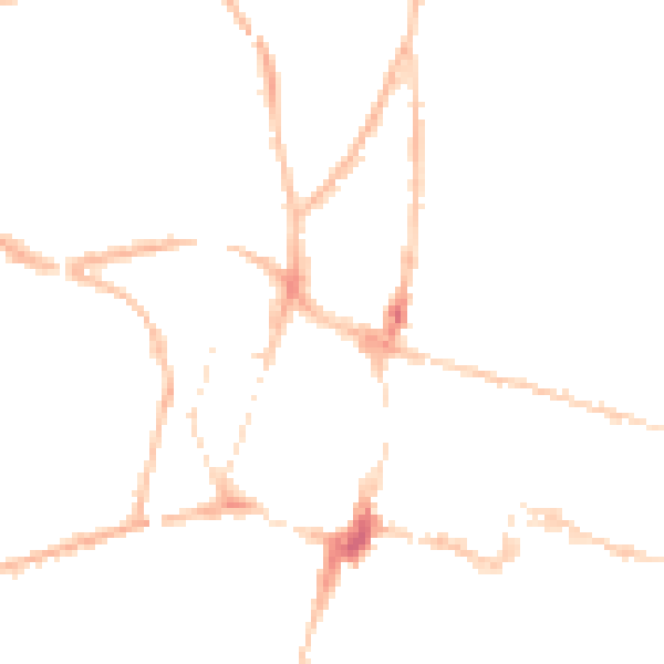 Night-time road noise heatmap for SO23 8SD