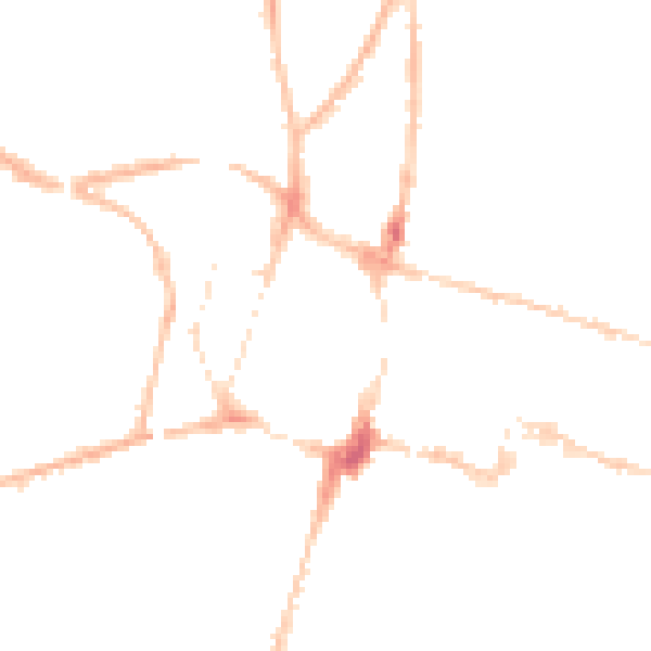 Night-time road noise heatmap for SO23 8SL