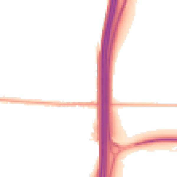 Night-time road noise heatmap for SO23 8SN