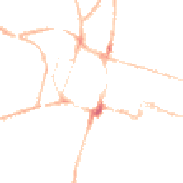 Night-time road noise heatmap for SO23 8SR