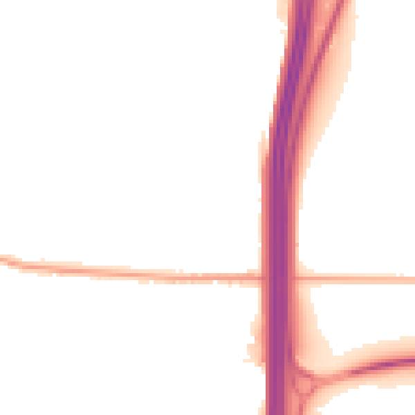 Night-time road noise heatmap for SO23 8SW