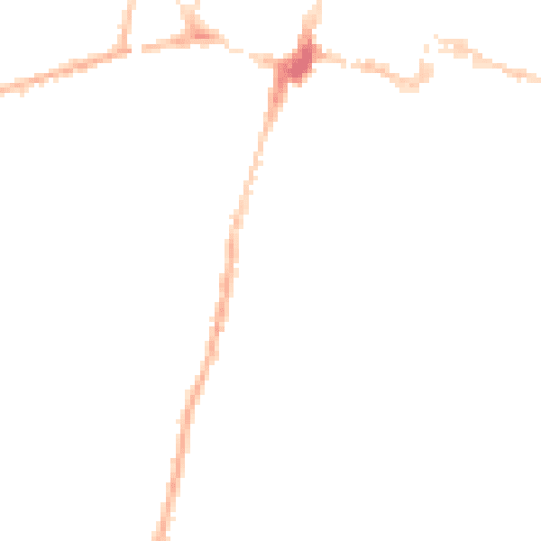 Night-time road noise heatmap for SO23 9HL