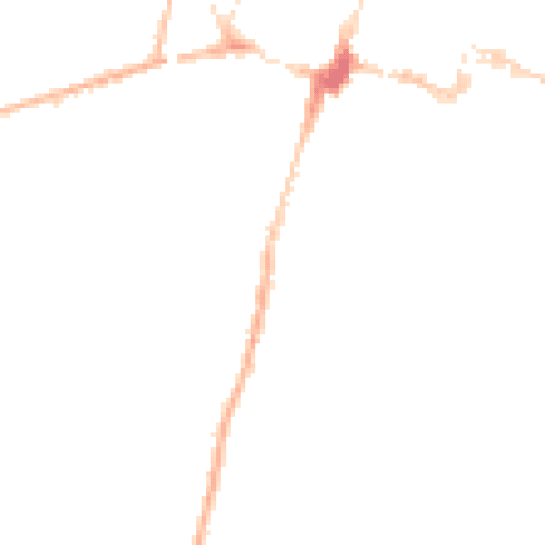 Night-time road noise heatmap for SO23 9JR