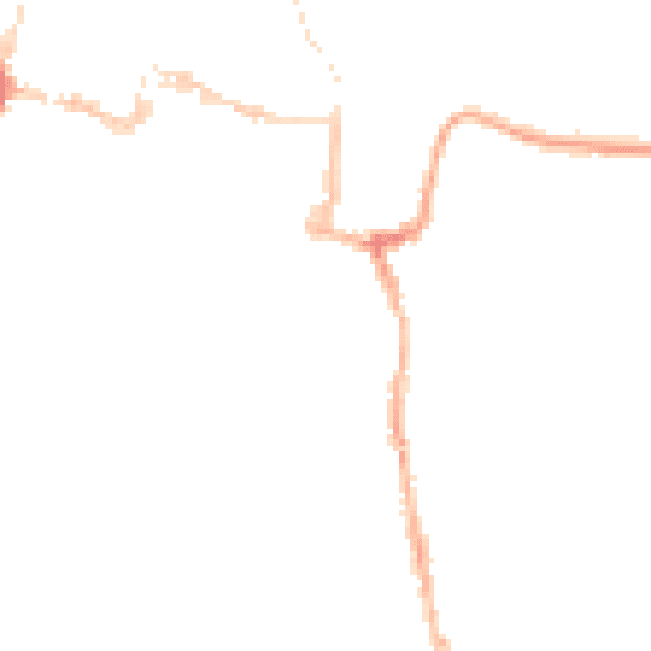 Night-time road noise heatmap for SO23 9LP
