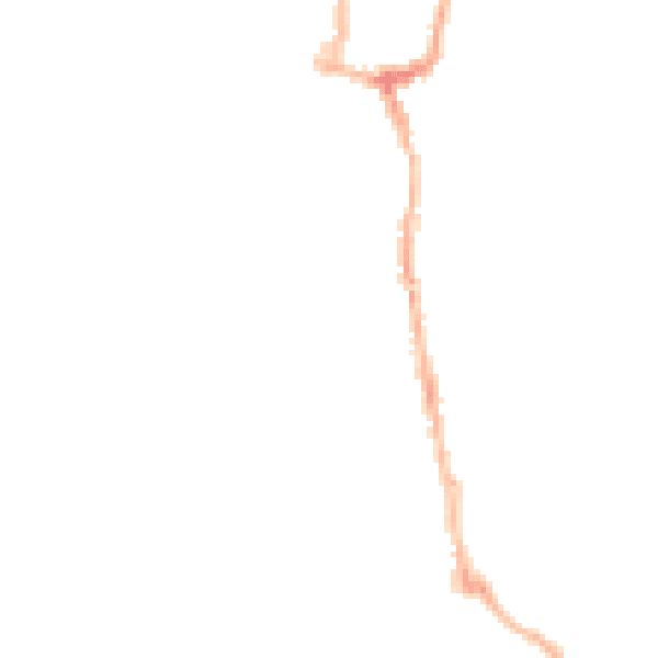 Night-time road noise heatmap for SO23 9NF