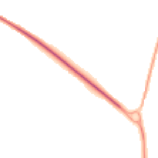 Night-time road noise heatmap for SO23 9RZ