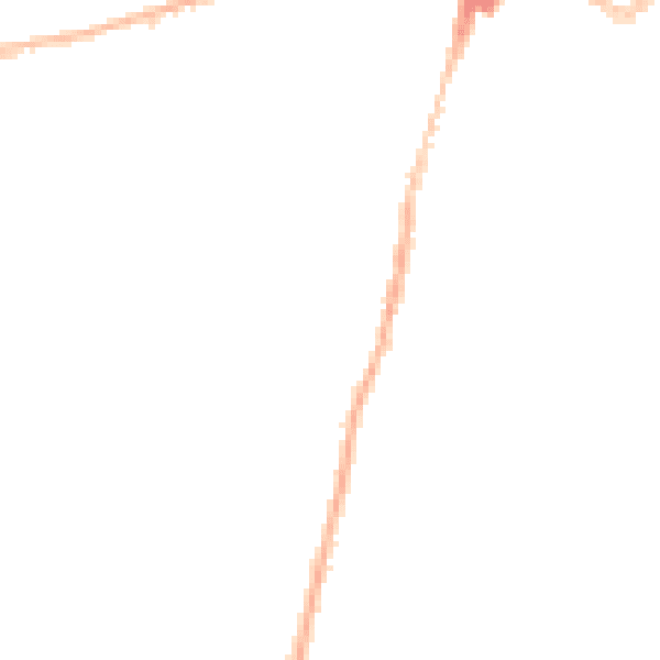 Night-time road noise heatmap for SO23 9ST
