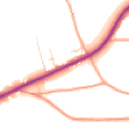 Daytime road noise heatmap for SO24 0BH