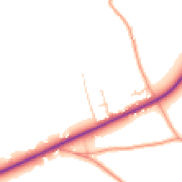 Daytime road noise heatmap for SO24 0BL