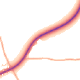 Daytime road noise heatmap for SO24 0BS