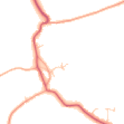 Daytime road noise heatmap for SO24 0EY