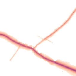 Daytime road noise heatmap for SO24 0JE